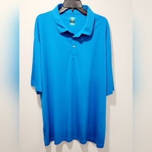 Pro Tour Men's Polo Golf Shirt Size 3XL Blue Cool Play Short Sleeve Top